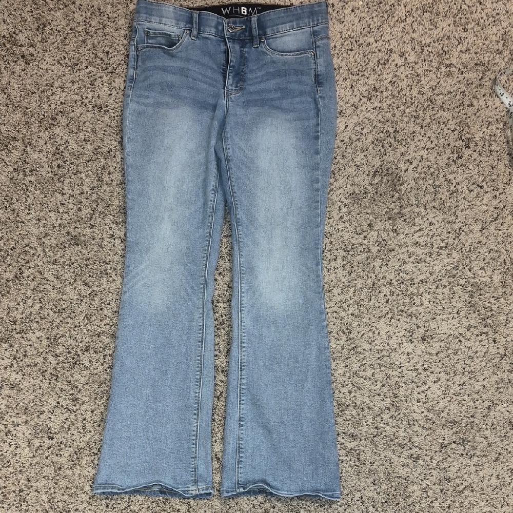 White House Black Market Women's Denim Flare Jeans